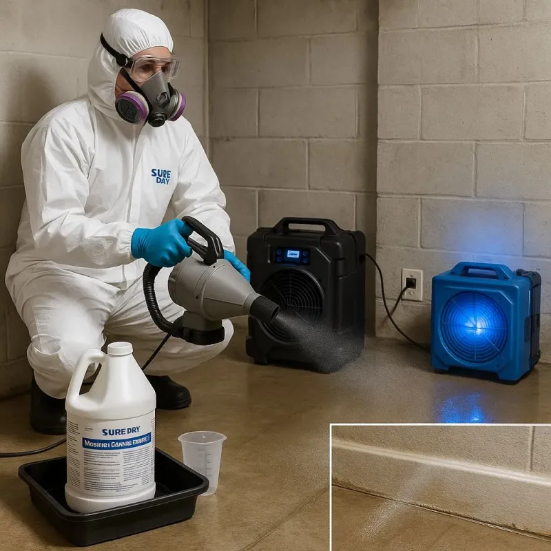 Sanitization and Odor Removal process in Spring Lake, NJ